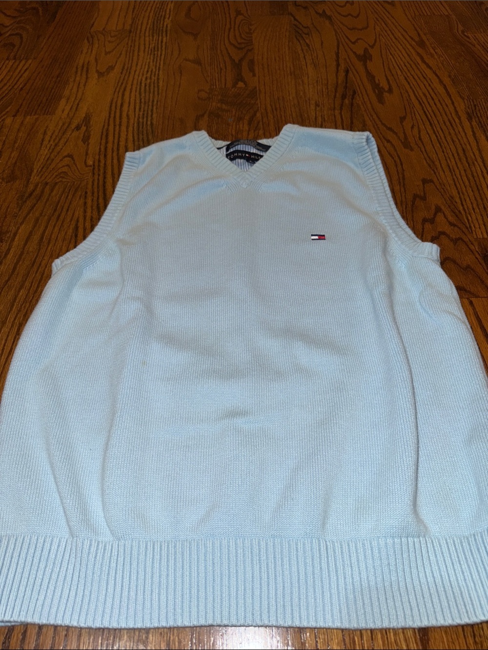 Tommy Hilfiger men’s sky blue sweater vest size small NWOT